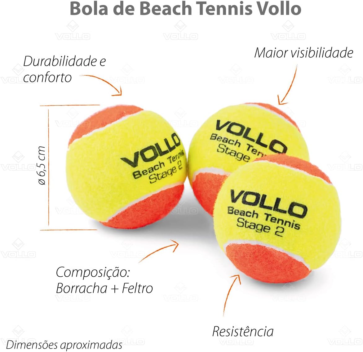 61z9td0ypvL._AC_SL1200_ Kit Bola de Beach Tennis Vollo Stage 2 – Vale a Pena? Analisamos Durabilidade e Desempenho!