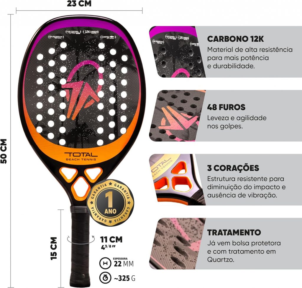 81zeioZH56L._AC_SL1500_-1024x979 Review: Raquete Total Pro Sunset 12K: Potência e Controle Para Dominar o Beach Tennis